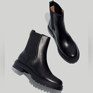 Madewell The Bradley Chelsea Lugsole Boot - EUC